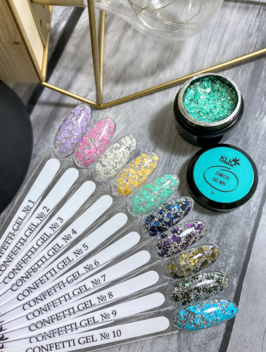 GEL CONFETTI № 09 , 5 гр 