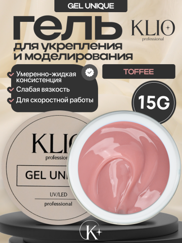 UNIQUE GEL тон TOFFEE  15 гр
